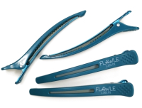 Набор зажимов для волос Flawle Sectioning 1.301.03 (темно-зеленый ) - 