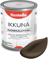 Краска Finntella Ikkuna Suklaa / F-34-1-1-FL072 (900мл, коричневый, матовый) - 