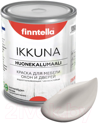 Краска Finntella Ikkuna Vuoret / F-34-1-1-FL076 (900мл, теплый серо-коричневый, матовый)