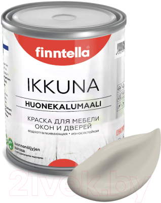 Краска Finntella Ikkuna Sansa / F-34-1-1-FL083 (900мл, серо-бежевый, матовый)