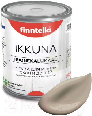 Краска Finntella Ikkuna Taos / F-34-1-1-FL087 (900мл, бежевый хаки, матовый)