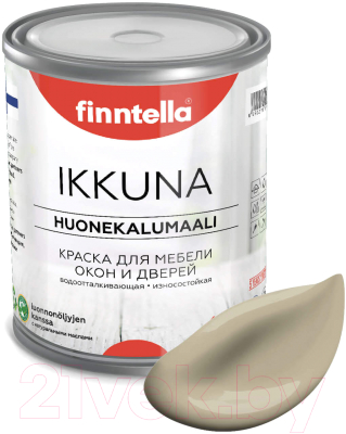 Краска Finntella Ikkuna Vuori / F-34-1-1-FL088 (900мл, бежевый хаки, матовый)