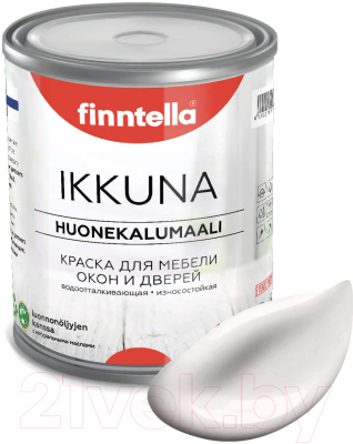 Краска Finntella Ikkuna Maito / F-34-1-1-FL112 (900мл, молочно-белый, матовый)