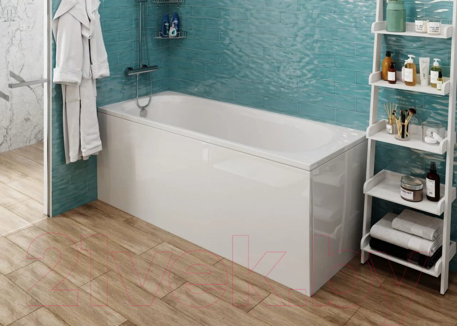 Ванна акриловая VagnerPlast Kasandra 175x70 / VPBA175KAS2X-04 (с каркасом и экраном) — фото 4