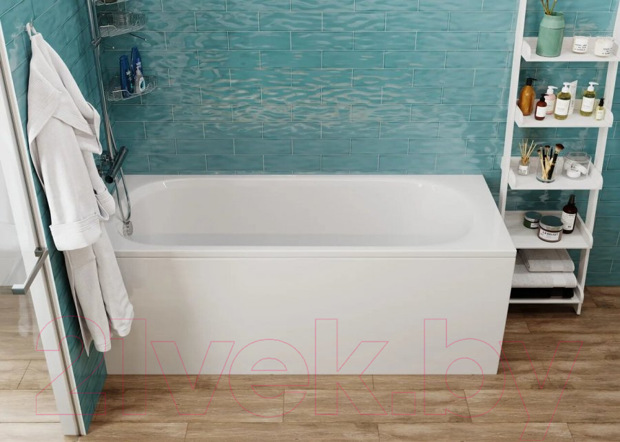 Ванна акриловая VagnerPlast Kasandra 175x70 / VPBA175KAS2X-04 (с каркасом и экраном) — фото 6
