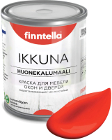 Краска Finntella Ikkuna Puna Aurinko / F-34-1-1-FL125 (900мл, закатный красный, матовый) - 