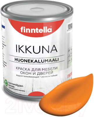 Краска Finntella Ikkuna Sahrami / F-34-1-1-FL128 (900мл, шафрановый, матовый)