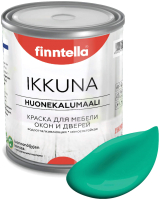 Краска Finntella Ikkuna Smaragdi / F-34-1-1-FL132 (900мл, изумрудный, матовый) - 