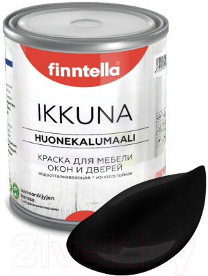 Краска Finntella Ikkuna Musta / F-34-1-1-FL135