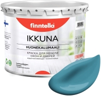 Краска Finntella Ikkuna Opaali / F-34-1-3-FL016 (2.7л, голубой, матовый) - 
