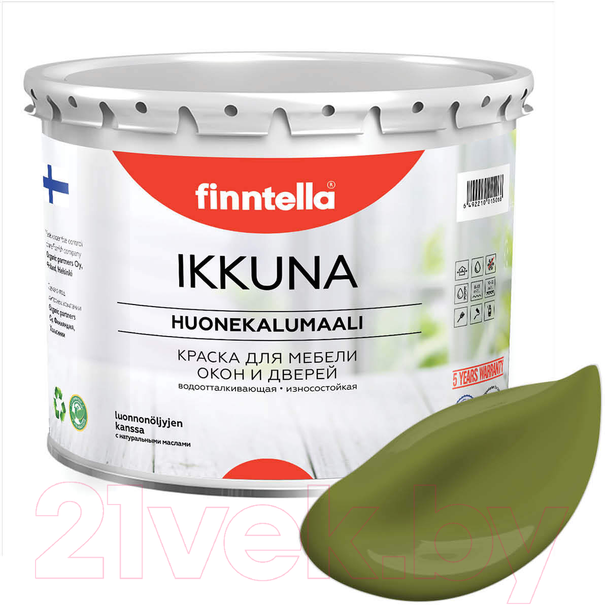 Краска Finntella Ikkuna Ruoho / F-34-1-3-FL030