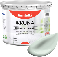 Краска Finntella Ikkuna Vetta / F-34-1-3-FL039 (2.7л, бледно-бирюзовый, матовый) - 
