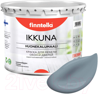 Краска Finntella Ikkuna Liuskekivi / F-34-1-3-FL046