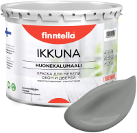 Краска Finntella Ikkuna Kivia / F-34-1-3-FL059 (2.7л, серый, матовый) - 