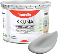 Краска Finntella Ikkuna Joki / F-34-1-3-FL060 (2.7л, серый, матовый) - 