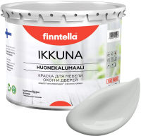Краска Finntella Ikkuna Tuhka / F-34-1-3-FL063 (2.7л, светло-серый, матовый) - 