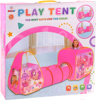 Детская игровая палатка Наша игрушка С туннелем / 995-5005-1