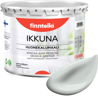 Краска Finntella Ikkuna Sumu / F-34-1-3-FL065 (2.7л, бледно-серый, матовый) - 