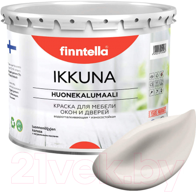 Краска Finntella Ikkuna Sifonki / F-34-1-3-FL077 (2.7л, бежевый, матовый)