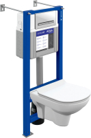 

Унитаз подвесной с инсталляцией Cersanit, City Co Dpl Eo Slim + Aqua Smart M40 + Pilot стекло белый 63485