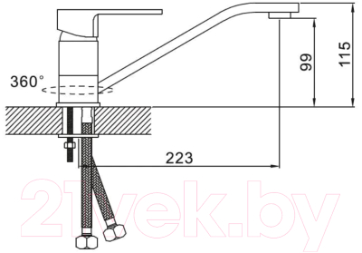 Смеситель Эверест B42-02720