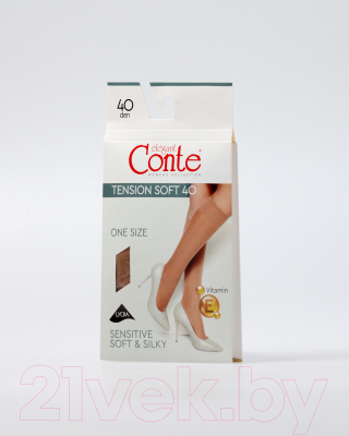 Гольфы Conte Elegant Tension Soft 40 (р.23-25, natural)