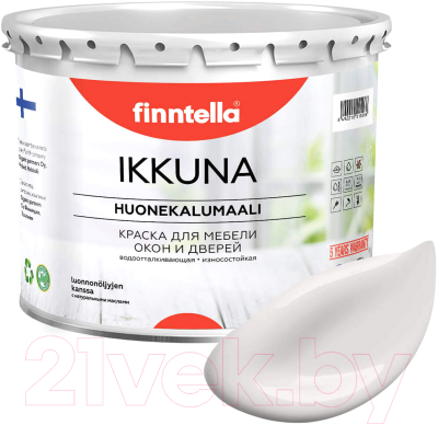 Краска Finntella Ikkuna Hoyrya / F-34-1-3-FL111 (2.7л, бледно-лиловый, матовый)