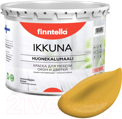 Краска Finntella Ikkuna Okra / F-34-1-3-FL113