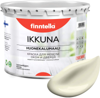Краска Finntella Ikkuna Kermainen / F-34-1-3-FL121 (2.7л, желто-белый, матовый) - 