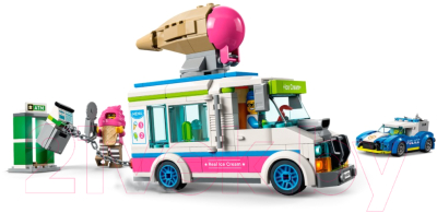 Конструктор Lego City Погоня полиции за грузовиком с мороженым 60314