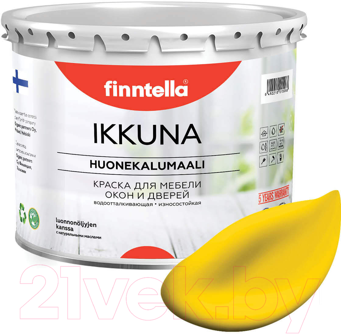 Краска Finntella Ikkuna Keltainen / F-34-1-3-FL129