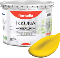 Краска Finntella Ikkuna Keltainen / F-34-1-3-FL129 (2.7л, желтый, матовый) - 