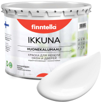 Краска Finntella Ikkuna Lumi / F-34-1-3-FL134 (2.7л, белый, матовый) - 
