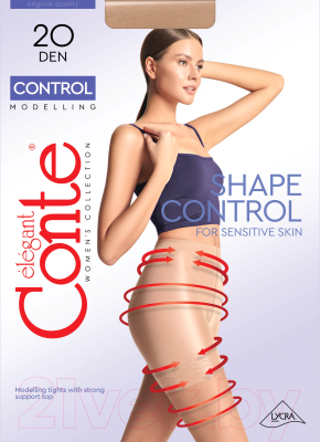 Колготки Conte Elegant Control 20 (р.2, natural)