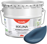 Краска Finntella Ikkuna Bondii / F-34-1-9-FL004 (9л, лазурно-серый, матовый) - 