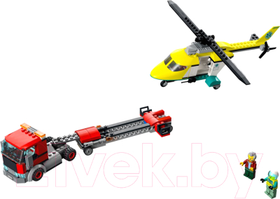 Конструктор Lego City Грузовик для спасательного вертолета 60343