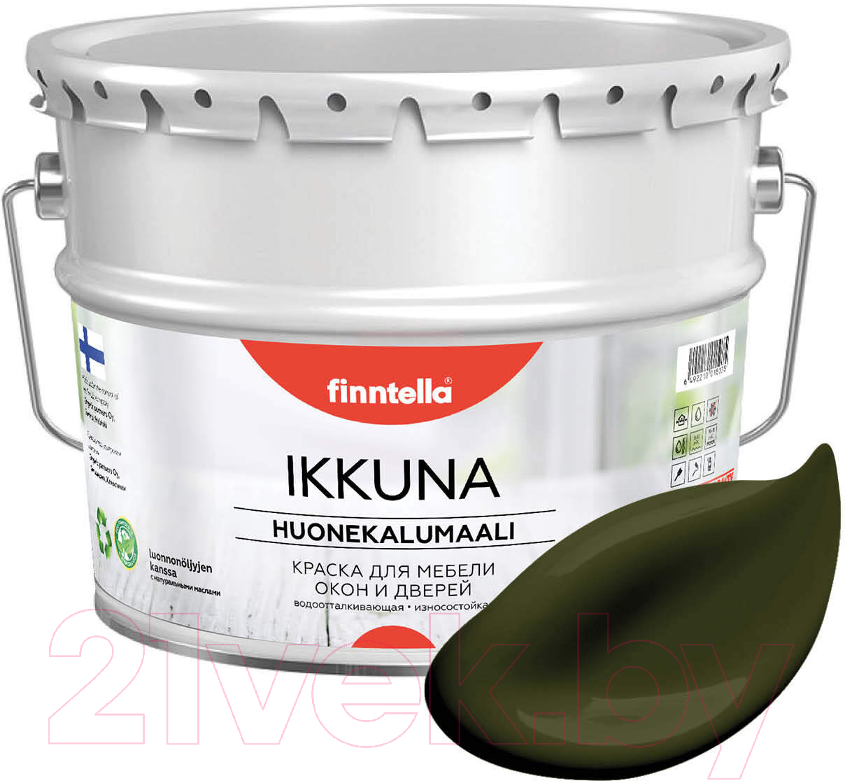 Краска Finntella Ikkuna Kombu / F-34-1-9-FL020