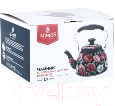 Чайник со свистком Agness 916-408