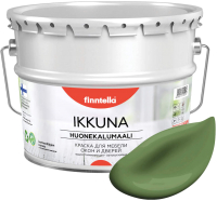Краска Finntella Ikkuna Vihrea / F-34-1-9-FL025 (9л, зеленый, матовый) - 