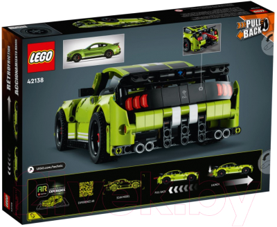 Конструктор инерционный Lego Technic Суперкар Ford Mustang Shelby GT500 42138