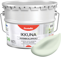 Краска Finntella Ikkuna Kalpea / F-34-1-9-FL029 (9л, бледно-зеленый, матовый) - 