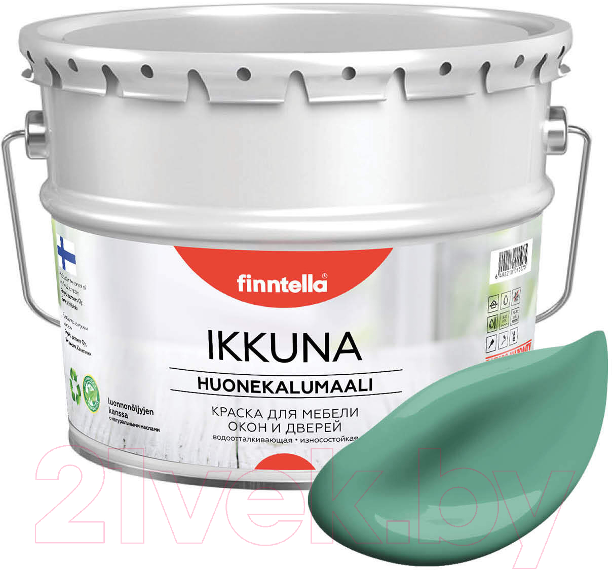 Краска Finntella Ikkuna Jade / F-34-1-9-FL036