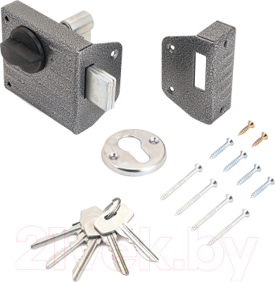 Изображение товара Замок накладной Стандарт ЗН1-2.1С (серебристый)
