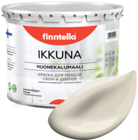 Краска Finntella Ikkuna Silkki / F-34-1-3-FL101 (2.7л, бежевый, матовый) - 