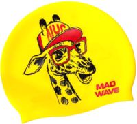 

Шапочка для плавания Mad Wave, Giraffe