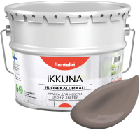 Краска Finntella Ikkuna Maitosuklaa / F-34-1-9-FL074 (9л, коричневый, матовый) - 