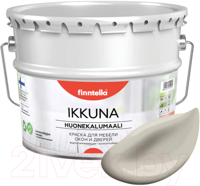 Краска Finntella Ikkuna Tina / F-34-1-9-FL084 (9л, бежевый, матовый)