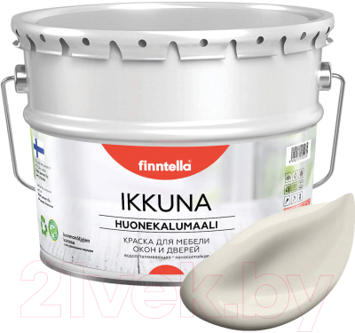 Краска Finntella Ikkuna Kuiskaus / F-34-1-9-FL093 (9л, светло-бежевый, матовый)