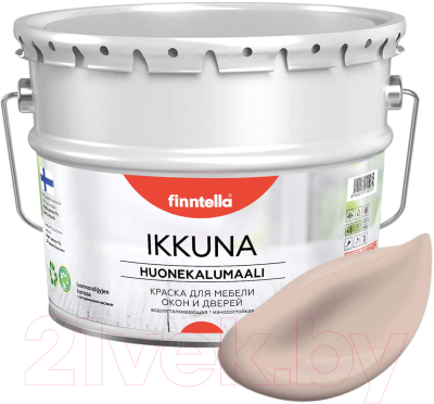 Краска Finntella Ikkuna Kerma / F-34-1-9-FL103 (9л, светло-бежевый, матовый)