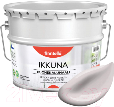 Краска Finntella Ikkuna Lilja / F-34-1-9-FL109 (9л, нежно-лиловый, матовый)